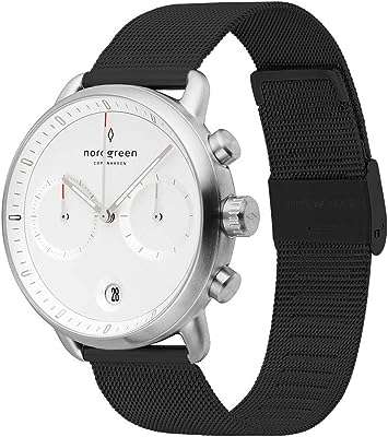 Montre à bracelet interchangeable avec chronographe argenté nordgreen pioneer pour hommes. Découvrez DIAYTAR COTE D'IVOIRE, où vous trouverez une sélection incomparable de produits discount. De la cuisine à la mode en passant par les gadgets high-tech, notre boutique en ligne vous offre la possibilité d'économiser tout en profitant de produits de qualité pour tous les aspects de votre vie.