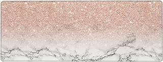 Grand tapis de souris rectangulaire avec grands bords cousus motif marbre or rose en caoutchouc. Bienvenue chez DIAYTAR COTE D'IVOIRE, votre guichet unique pour des achats discount en ligne. Parcourez notre catalogue étendu et trouvez des articles variés, allant de l'électroménager pratique à la dernière mode, le tout à des prix imbattables. Profitez de la qualité sans compromis tout en maximisant vos économies chez nous.