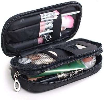 Trousse de maquillage avec miroir pour femme noir. Bienvenue chez DIAYTAR COTE D'IVOIRE, la boutique en ligne où vous pouvez trouver tout ce dont vous avez besoin à des prix défiant toute concurrence. Découvrez notre vaste gamme de produits discount, que ce soit des articles pour la maison, de l'électroménager, de l'informatique, de la mode ou des gadgets. Faites des économies sur tous vos achats grâce à DIAYTAR COTE D'IVOIRE .