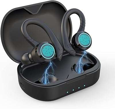 Véritables écouteurs sans fil de sport fil bluetooth 5.1 avec crochets. DIAYTAR COTE D'IVOIRE, votre destination en ligne pour des produits discount de qualité. Découvrez notre large éventail de produits, allant de la maison à l'électroménager, de l'informatique à la mode et aux gadgets, et trouvez les meilleures offres du marché. Profitez d'une expérience d'achat simple et abordable avec DIAYTAR COTE D'IVOIRE  et économisez sur tous vos achats en ligne.