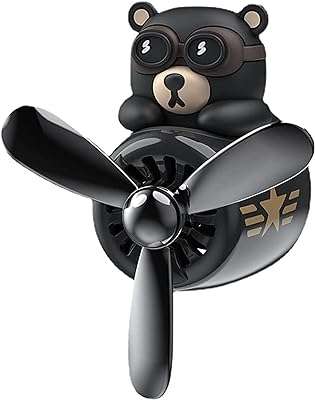 Désodorisant de voiture dessin animé ours noir et conception pilote ventilateur. À la recherche de bonnes affaires ? DIAYTAR COTE D'IVOIRE  est là pour vous ! Notre boutique en ligne généraliste propose une variété de produits discount, allant des articles pour la maison à l'électroménager, en passant par l'informatique et la mode, ainsi que les gadgets indispensables à petits prix.
