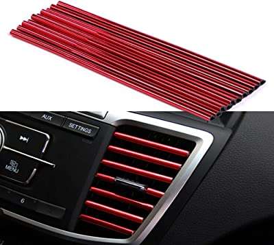 Irisi 10 pièces bande de décoration de sortie d'air de voiture en pvc. DIAYTAR COTE D'IVOIRE  - La boutique en ligne discount incontournable pour tous vos besoins. Explorez notre vaste catalogue de produits, comprenant des articles pour la maison, l'électroménager, l'informatique et la mode, tous à des prix défiant toute concurrence.