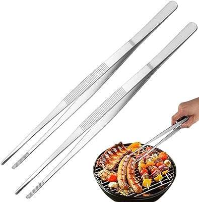 Pinces de cuisine extra longues falix en acier inoxydable avec pointes fines dentelées pour la. DIAYTAR COTE D'IVOIRE, la référence des bonnes affaires en ligne ! Explorez notre boutique et découvrez une sélection variée de produits, de la maison à l'informatique en passant par la mode et les gadgets. Profitez de nos prix compétitifs et achetez en toute confiance. Faites de DIAYTAR COTE D'IVOIRE  votre allié shopping, vous ne le regretterez pas.