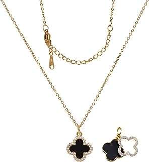 Collier avec pendentif trèfle porte bonheur pour femmes et filles plaqué. Ne payez plus le prix fort pour vos appareils électroménagers ! DIAYTAR COTE D'IVOIRE  vous propose une vaste gamme d'électroménager discount, des marques les plus reconnues aux appareils les plus innovants. Économisez tout en profitant de la meilleure qualité avec DIAYTAR COTE D'IVOIRE .