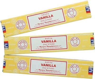 Bâtons d'encens nag champa satya vanille paquet de 3