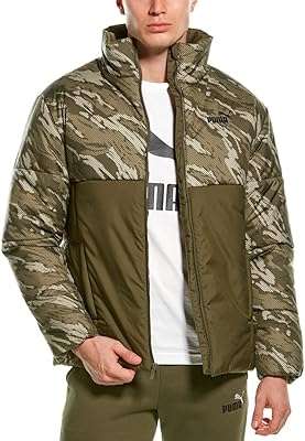 Veste puma essentials+ rembourrée pour hommes imprimé intégral. DIAYTAR COTE D'IVOIRE  - votre source de bons plans pour tous vos besoins en matière de produits discount. Avec une gamme variée de linge de maison, d'appareils électroménagers, d'articles informatiques et bien plus encore, nous sommes votre guichet unique pour des économies substantielles. Faites vos achats en ligne en toute confiance et profitez des meilleurs prix sur le marché.