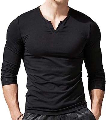 T shirt henley décontracté en coton à manches longues et col en v pour hommes. Envie de faire des économies sans sacrifier la qualité ? Rendez-vous sur DIAYTAR COTE D'IVOIRE  ! Notre boutique en ligne généraliste vous offre un large choix de produits discount, allant des articles ménagers aux équipements électroniques, en passant par la mode et les gadgets. Faites votre shopping en toute confiance, en bénéficiant de nos prix compétitifs et de notre livraison rapide.