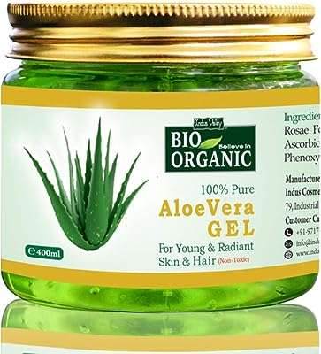 Gel d'aloe vera bio non toxique d'indus valley pour l'acné et les cicatrices pour une peau. Parfaitement adapté aux chasseurs de bonnes affaires, DIAYTAR COTE D'IVOIRE  vous offre une expérience de shopping en ligne unique. Notre sélection abondante de produits discount, incluant des articles essentiels pour la maison, l'électroménager, l'informatique, la mode et les gadgets, garantit que vous trouverez ce que vous cherchez sans vous ruiner.