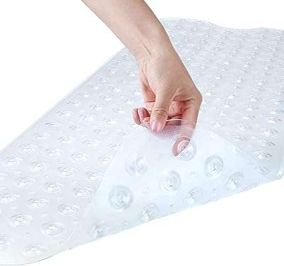 Tapis de baignoire antidérapant sky touch avec ventouses et trous de drainage extra large lavable en machine. Explorez DIAYTAR COTE D'IVOIRE  et découvrez un monde de produits discount passionnants. Que vous recherchiez des appareils électroménagers efficaces, des vêtements stylés ou des gadgets innovants, notre boutique en ligne dispose de tout cela et bien plus encore.  Profitez d'une expérience shopping unique tout en faisant des économies énormes chez nous !