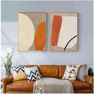 Plamc abstrait géométrique jaune orange mur art impression affiche boho toile. DIAYTAR COTE D'IVOIRE  - optimisez votre budget sans sacrifier la qualité ! Découvrez notre sélection discount allant des articles de mode aux équipements électroménagers, pour des économies garanties.
