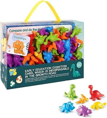 Jouets éducatifs d'apprentissage de dinosaures tri des couleurs assorties cadeau d'entraînement sensoriel pour les enfants. Ne payez pas plus cher pour les mêmes produits ailleurs ! DIAYTAR COTE D'IVOIRE  propose une large gamme de produits de qualité à des prix discount. Trouvez tout ce dont vous avez besoin, des appareils ménagers aux gadgets dernier cri, et économisez de l'argent sans compromettre la qualité.