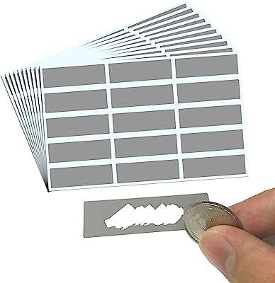 150 étiquettes rectangulaires à gratter grises 19 x 06 pouces. Bienvenue chez DIAYTAR COTE D'IVOIRE, votre destination de choix pour dénicher des bonnes affaires en ligne. Explorez notre sélection de produits discount allant des indispensables de la maison aux dernières nouveautés informatiques et mode, et profitez de notre engagement à vous offrir des prix compétitifs.