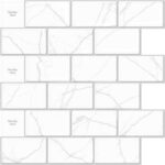 Dosseret à décoller et coller art3d 10 feuilles carrelage métro en marbre. Découvrez DIAYTAR COTE D'IVOIRE  - votre guichet unique pour des achats discount en ligne. Que vous recherchiez des produits électroménagers, des gadgets high-tech ou des vêtements tendance, notre boutique généraliste propose une large gamme d'articles à prix réduits pour tous les budgets. Ne manquez pas les bonnes affaires chez DIAYTAR COTE D'IVOIRE  !