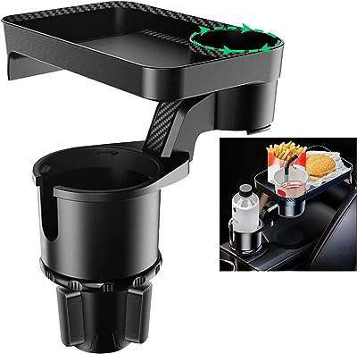Porte gobelet de plateau de voiture extensible multifonctionnel avec table rotative à 360 degrés et base. Découvrez DIAYTAR COTE D'IVOIRE, votre boutique en ligne généraliste offrant une sélection impressionnante de produits discount. Que vous recherchiez des articles pour votre maison, des appareils électroménagers à la pointe de la technologie, des équipements informatiques ou même les dernières tendances de la mode et les gadgets les plus cool, nous avons tout ce dont vous avez besoin, à des prix incroyablement bas !