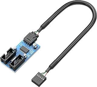 Hub usb 2.0 9 broches mâle 1 à 2 femelle (30. Besoin de produits discount ? DIAYTAR COTE D'IVOIRE  est là pour vous ! Parcourez notre large éventail de produits allant des articles de maison aux gadgets dernier cri, et réalisez des économies sur chaque achat. Alors n'attendez plus, faites confiance à notre expertise pour vous offrir le meilleur au prix le plus bas !
