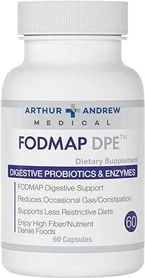 Arthur andrew medical fodmap dpi probiotiques et enzymes digestives pour le soulagement de l'intolérance