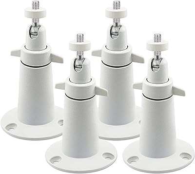 (paquet de 4 métal) caméra de sécurité bfytn mur plafond métallique support réglable intérieur extérieur compatible avec arlo. DIAYTAR COTE D'IVOIRE  - votre partenaire pour un shopping discount en ligne réussi. Parcourez notre assortiment complet de produits discount, incluant tout ce dont vous avez besoin pour la maison, l'électroménager, l'informatique, la mode et les gadgets. Profitez de nos prix avantageux et faites des économies sur vos achats en ligne, sans compromis sur la qualité.