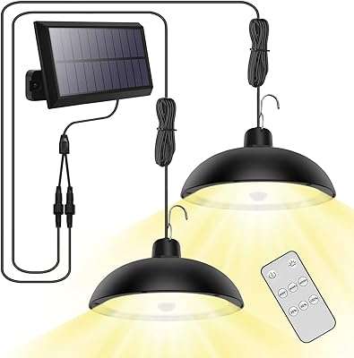 Lampes solaires suspendues à double tête avec cordon de 984 pieds. Préparez-vous à économiser gros avec DIAYTAR COTE D'IVOIRE  ! Notre boutique en ligne généraliste propose une large sélection de produits discount, des indispensables de la maison aux appareils électroménagers dernier cri, en passant par l'informatique et les articles de mode tendance. Ne manquez pas nos offres exceptionnelles !