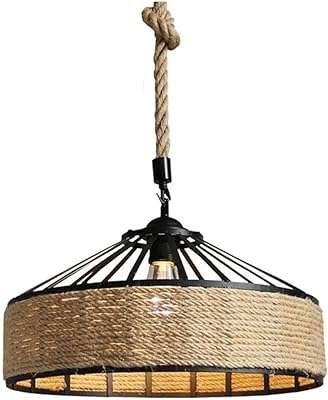 . vintage corde de chanvre suspension industrielle yourte plafond lustre lumière. Ne dépensez pas plus que nécessaire - choisissez DIAYTAR COTE D'IVOIRE  pour vos achats en ligne. Parcourez notre vaste sélection d'articles discount, allant des produits pour la maison à l'électroménager, en passant par l'informatique, la mode et les gadgets, et profitez de remises exceptionnelles. Avec des prix aussi attractifs, vous pourrez économiser tout en vous offrant des produits de qualité.