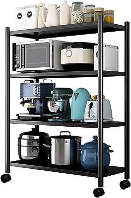 Étagère de rangement de cuisine : étagère roulante réglable à 4 niveaux. Rejoignez DIAYTAR COTE D'IVOIRE, votre compagnon de shopping à prix malin ! Explorez notre boutique en ligne et découvrez un éventail de produits discount, des articles essentiels pour la maison aux appareils électroménagers, en passant par l'informatique, la mode tendance et les gadgets à petit prix.