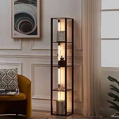 Venlo 64" étagère de luxe avec lampadaires led pour le salon. DIAYTAR COTE D'IVOIRE, votre destination en ligne pour des produits discount de qualité. Découvrez notre large éventail de produits, allant de la maison à l'électroménager, de l'informatique à la mode et aux gadgets, et trouvez les meilleures offres du marché. Profitez d'une expérience d'achat simple et abordable avec DIAYTAR COTE D'IVOIRE  et économisez sur tous vos achats en ligne.