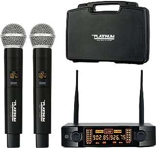 Système de microphone sans fil platinum système dynamique portable professionnel à double canal avec récepteur. DIAYTAR COTE D'IVOIRE, votre destination en ligne pour des produits discount de qualité. Découvrez notre large éventail de produits, allant de la maison à l'électroménager, de l'informatique à la mode et aux gadgets, et trouvez les meilleures offres du marché. Profitez d'une expérience d'achat simple et abordable avec DIAYTAR COTE D'IVOIRE  et économisez sur tous vos achats en ligne.