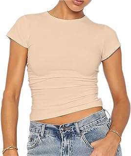 T shirt paygram à manches courtes et col rond pour femme coupe. Découvrez DIAYTAR COTE D'IVOIRE, votre magasin en ligne de confiance pour des bons plans à ne pas manquer. Explorez nos multiples catégories telles que l'électroménager, le mobilier, l'informatique et la mode, et dénichez les offres les plus avantageuses pour tous vos besoins, le tout en un seul endroit.