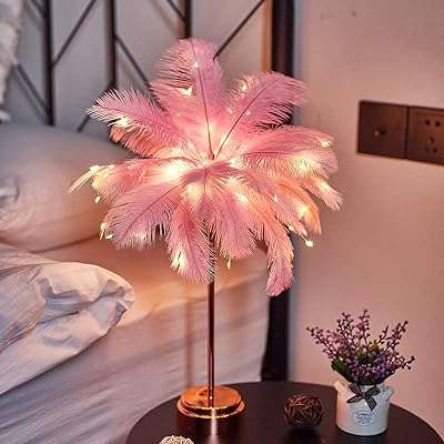 Lampe de table led platto lampe sur pied en plumes d'autruche pour la décoration. DIAYTAR COTE D'IVOIRE, le choix intelligent pour des acheteurs avisés. Parcourez notre vaste collection de produits à prix réduits, allant des articles ménagers aux gadgets futuristes, pour des achats malins en un clic.