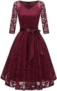 Robes de cocktail pour femmes robe de soirée demoiselle d'honneur formelle en dentelle. Ne payez pas le prix fort, découvrez DIAYTAR COTE D'IVOIRE  ! Notre boutique en ligne généraliste vous propose une variété de produits discount, des essentiels pour la maison aux appareils électroniques, en passant par la mode et les gadgets. Bénéficiez de prix abordables et de promotions attractives pour réaliser des économies significatives sur vos achats en ligne.
