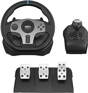 Volant de voiture de course 270° 900° pxn v9 usb pc jeu de conduite avec pédales. Trouvez les meilleurs bons plans chez DIAYTAR COTE D'IVOIRE, le go-to store en ligne pour tous vos besoins discount. Explorez notre large gamme de produits, des vêtements à la mode aux gadgets high-tech, et profitez de prix imbattables sans sacrifier la qualité !