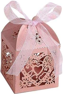 Boîtes à dragées de mariage en forme de cœur découpées au laser. Envie de faire de bonnes affaires ? Optez pour DIAYTAR COTE D'IVOIRE, votre destination en ligne pour des produits discount de la maison à l'informatique, vous offrant des réductions exclusives sur une large sélection d'articles.