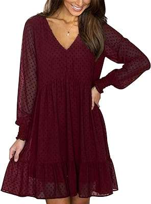 Robe mini à manches longues et col en v pour femme. Faites des économies sur tous vos achats avec DIAYTAR COTE D'IVOIRE, la boutique en ligne qui propose une large gamme de produits discount. Que vous recherchiez des articles pour la maison, des appareils électroniques à la pointe de la technologie, des vêtements tendance ou des gadgets innovants, vous trouverez tout cela à des prix compétitifs chez DIAYTAR COTE D'IVOIRE . N'attendez plus pour bénéficier de nos offres imbattables et profitez d'une expérience d'achat en ligne optimale.