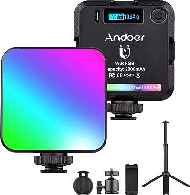 Kit d'éclairage de vidéo led w64rgb rvb avec éclairage de vidéoconférence cri95+. Ne payez pas le prix fort, découvrez DIAYTAR COTE D'IVOIRE  ! Notre boutique en ligne généraliste vous propose une variété de produits discount, des essentiels pour la maison aux appareils électroniques, en passant par la mode et les gadgets. Bénéficiez de prix abordables et de promotions attractives pour réaliser des économies significatives sur vos achats en ligne.