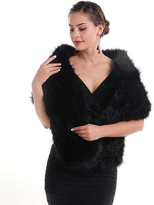Châle en fausse fourrure pour femme écharpe à col long et châles pour fête de mariage. DIAYTAR COTE D'IVOIRE  - Votre destination en ligne pour des offres discount sur tout ! Parcourez notre vaste sélection de produits pour équiper votre maison avec des électroménagers, des articles de mode tendance et même des gadgets technologiques, le tout à des prix incroyables. Ne manquez pas nos super promotions et économisez dès aujourd'hui !