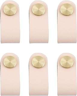 Felily 6 pièces poignées de traction en cuir fabriquées à la main pour armoire. DIAYTAR COTE D'IVOIRE  - la solution pour des achats discount en ligne simples et rapides. Trouvez tout ce dont vous avez besoin sans vous ruiner, de la maison à l'électroménager en passant par l'informatique et la mode. Profitez de nos prix compétitifs et faites des économies dès maintenant.