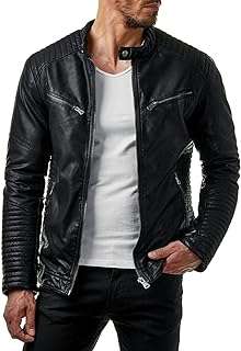 Hashope mb 01veste en cuir pu pour hommes. Lancez-vous dans une aventure shopping sans fin avec DIAYTAR COTE D'IVOIRE  ! Notre boutique en ligne générale vous propose une multitude de produits discount, allant de l'électroménager de pointe à la mode la plus en vogue. Faites de bonnes affaires et profitez d'une qualité supérieure à des prix défiant toute concurrence.