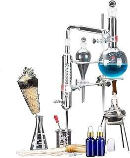 Ensemble d'unité de distillation de laboratoire d'extracteur d'huile équipement d'eau en verre d'expérimentation chimique avec flacon. DIAYTAR COTE D'IVOIRE  est la solution idéale pour les amateurs de bonnes affaires. Notre boutique en ligne propose une gamme complète de produits discount, allant des articles pour la maison à l'informatique, en passant par l'électroménager et la mode. Faites des économies sur vos achats tout en bénéficiant de produits de qualité chez DIAYTAR COTE D'IVOIRE .