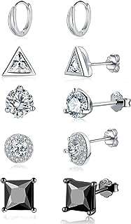 5 paires de boucles d'oreilles à tige en argent sterling 925 pour femmes et zircone. Vous cherchez des bonnes affaires en ligne ? Rendez-vous sur DIAYTAR COTE D'IVOIRE, votre destination idéale pour des produits discount dans tous les secteurs. Trouvez des offres incroyables sur des produits essentiels tels que l'électroménager, l'informatique et la mode. Économisez tout en faisant des achats intelligents chez nous.