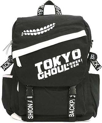 Grand sac à dos ken kaneki | sac en toile noire pour les fans. À la recherche de bonnes affaires ? DIAYTAR COTE D'IVOIRE  vous offre une large gamme de produits discount pour la maison, l'électroménager, l'informatique, la mode et les gadgets. Profitez de prix imbattables sans sacrifier la qualité !