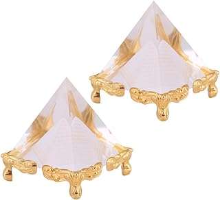 2 pièces pyramide en cristal égyptien clair avec support doré pour décoration. Trouver des articles discount en ligne n'a jamais été aussi simple avec DIAYTAR COTE D'IVOIRE . Parcourez notre boutique en ligne pour découvrir une sélection variée de produits, des indispensables de la maison aux gadgets innovants. Avec des prix compétitifs et des réductions attractives, vous pouvez acheter en toute confiance chez nous.