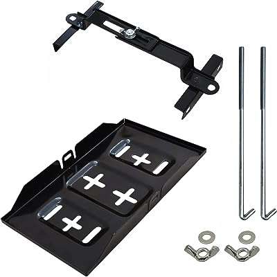 Support de batterie de voiture universel avec clips de montage réglables support de stockage en métal