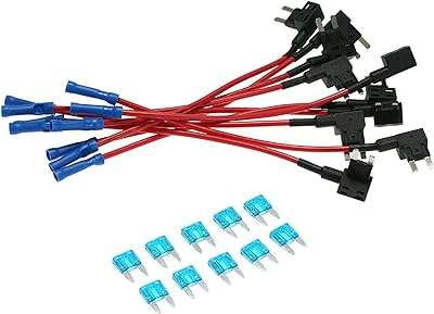 10 pièces 12v voiture add circuit adaptateur de fusible tap petite lame. DIAYTAR COTE D'IVOIRE  - Votre source infaillible pour des achats discount en ligne. Explorez notre catalogue en constante évolution et découvrez des produits variés pour la maison, des appareils électroménagers essentiels, des gadgets sophistiqués et bien plus encore. Profitez de nos offres attractives et renouvelez votre intérieur, votre look et votre vie sans vous ruiner !