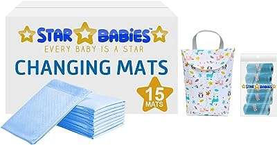 Pack combiné star babies (matelas à langer 15 pièces sac couches) bleu paquet de 1. DIAYTAR COTE D'IVOIRE  réinvente vos achats en ligne en vous proposant une gamme incroyablement diverse de produits à prix réduits. Parcourez notre boutique en ligne et découvrez des articles discount pour la maison, l'électroménager, l'informatique, la mode et les gadgets, tout en réalisant d'importantes économies. Offrez-vous le meilleur sans vous ruiner grâce à notre sélection soigneusement choisie pour satisfaire tous vos besoins.