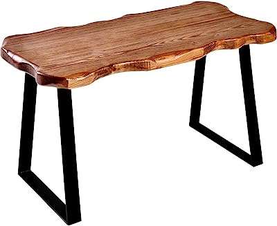 Tabouret d'entrée en bois avec pieds en métal tabouret moderne du milieu du siècle pour salon. DIAYTAR COTE D'IVOIRE  - Votre source incontournable de produits discount pour la maison, l'électroménager, l'informatique, la mode et les gadgets. Nous sommes fiers de vous offrir une sélection variée à des prix exceptionnels. Parcourez notre boutique en ligne dès maintenant et trouvez les meilleures affaires!