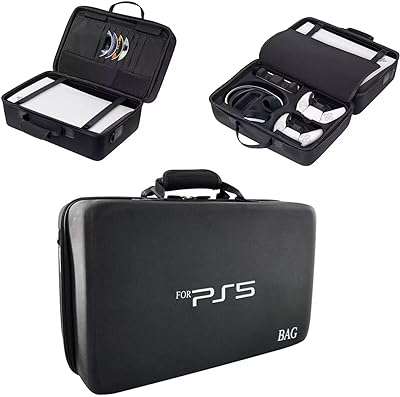 Sac de rangement de voyage ps5 à bandoulière étanche de luxe organisateur stockage pour manette. DIAYTAR COTE D'IVOIRE  - votre partenaire discount pour une vie plus abordable. Nous vous présentons une vaste sélection de produits de qualité à des prix imbattables, allant de l'électroménager performant aux articles de mode élégants. Achetez malin avec nous et réalisez d'importantes économies.
