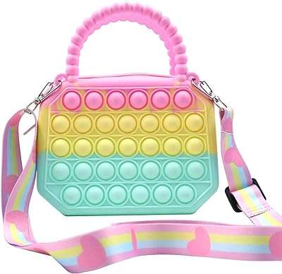 Sac à main anti stress bubble shooter sensory fidget bandoulière en silicone. Chez DIAYTAR COTE D'IVOIRE, nous vous proposons des offres folles sur une gamme complète de produits. Des articles indispensables pour votre maison, aux dernières tendances en matière de mode et de gadgets sensationnels, notre boutique en ligne saura satisfaire tous vos besoins à des prix compétitifs. Faites des affaires exceptionnelles dès maintenant !