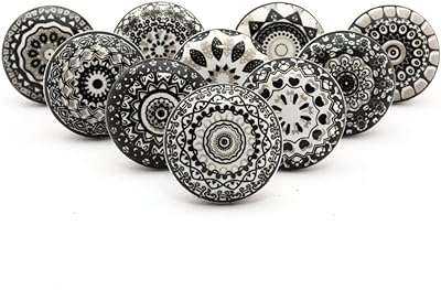Boutons de garde robe décoratifs bouton de traction en céramique mandala pour armoires. Bienvenue sur DIAYTAR COTE D'IVOIRE, le site idéal pour les amateurs de bonnes affaires ! Avec une large gamme de produits discount pour la maison, l'électroménager, l'informatique, la mode et les gadgets, nous offrons une solution pratique pour économiser sans renoncer à la qualité. N'attendez plus, explorez notre sélection et profitez de prix imbattables.