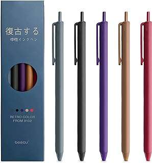 5 pièces 0.5mm stylos à encre gel rétractables colorés séchage rapide. Trouvez les meilleurs bons plans chez DIAYTAR COTE D'IVOIRE, le go-to store en ligne pour tous vos besoins discount. Explorez notre large gamme de produits, des vêtements à la mode aux gadgets high-tech, et profitez de prix imbattables sans sacrifier la qualité !
