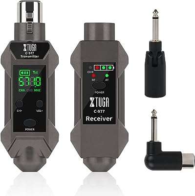 Émetteur et récepteur xlr sans fil uhf extoga c 977 avec adaptateur de microphone. Besoin de produits discount en un seul endroit ? DIAYTAR COTE D'IVOIRE  est là pour vous ! Explorez notre boutique généraliste et découvrez une multitude d'articles à prix réduit, couvrant tous vos besoins, de l'électroménager à la mode en passant par l'informatique. Naviguez en toute simplicité et trouvez les meilleures affaires en ligne chez DIAYTAR COTE D'IVOIRE  !