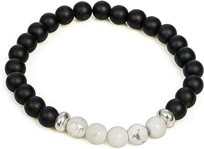Cadeau spirituel magique divin cristaux et pierres de guérison des chakras howlite et bracelet en caoutchouc. DIAYTAR COTE D'IVOIRE  - votre destination pour des produits de qualité à prix réduits. Parcourez notre boutique en ligne pour trouver des offres exceptionnelles sur des articles de maison, d'électroménager, de mode et de gadgets, et économisez tout en enchérissant votre style de vie.